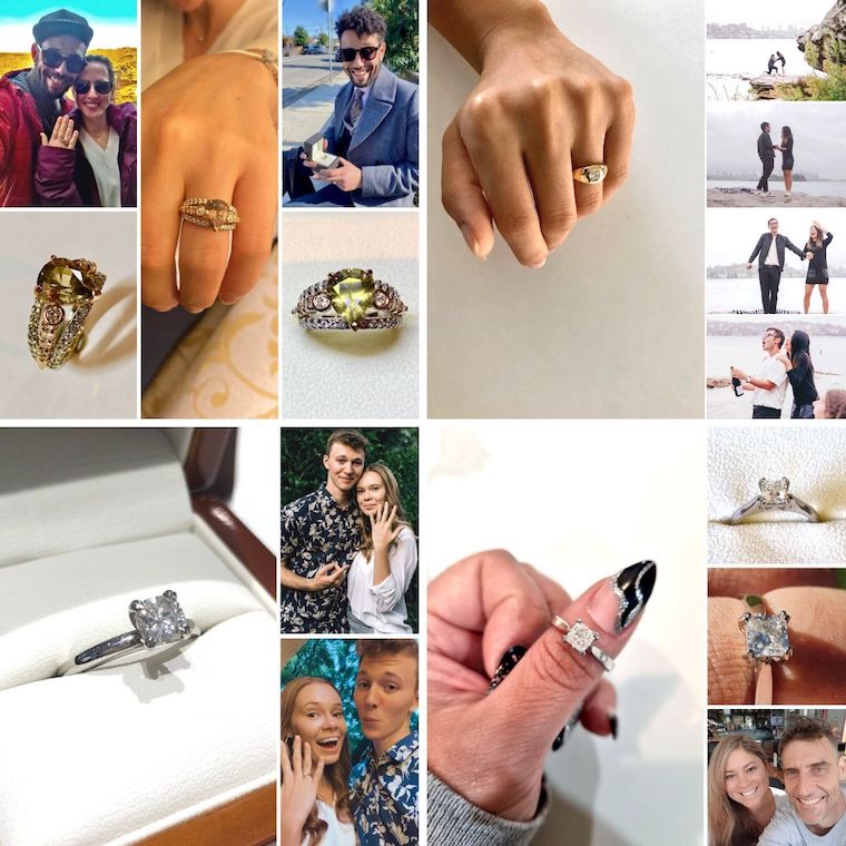 Engagements and proposals - rings by Wendy Manzo