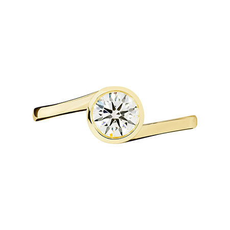Jessie diamond gold ring